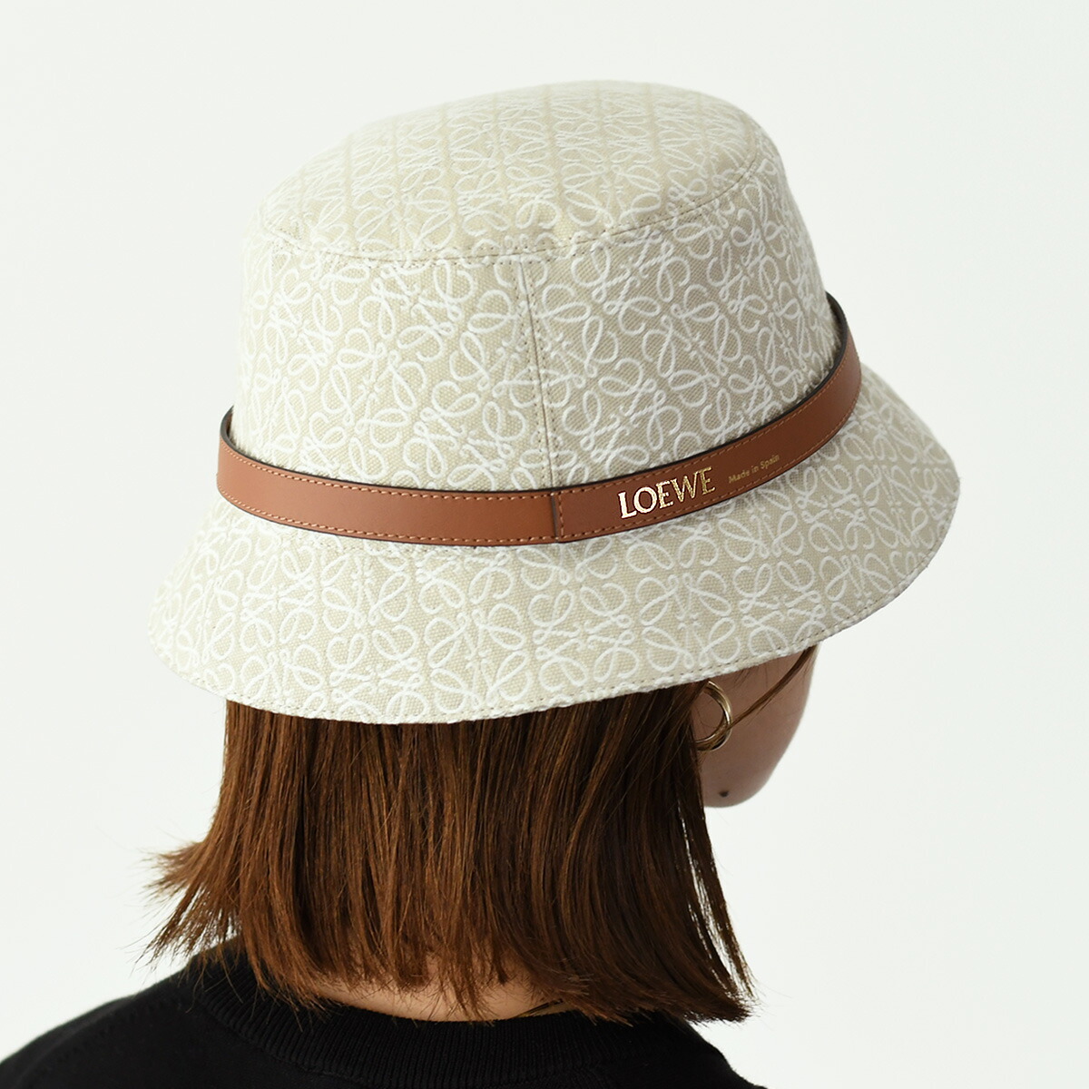 楽天市場】LOEWE ロエベ ハット 帽子 アナグラム ジャカード カーフ