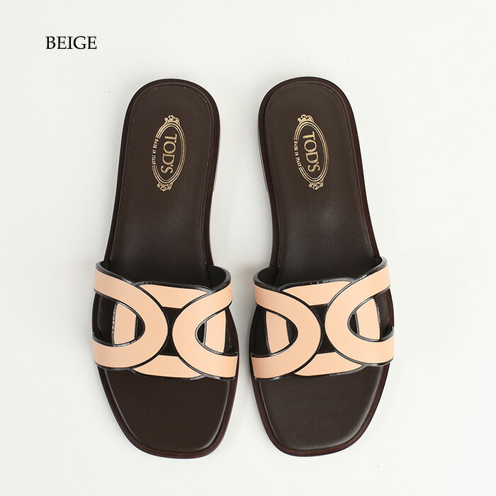 楽天市場】【2/25限定クーポン】TOD'S トッズ フラットサンダル 靴