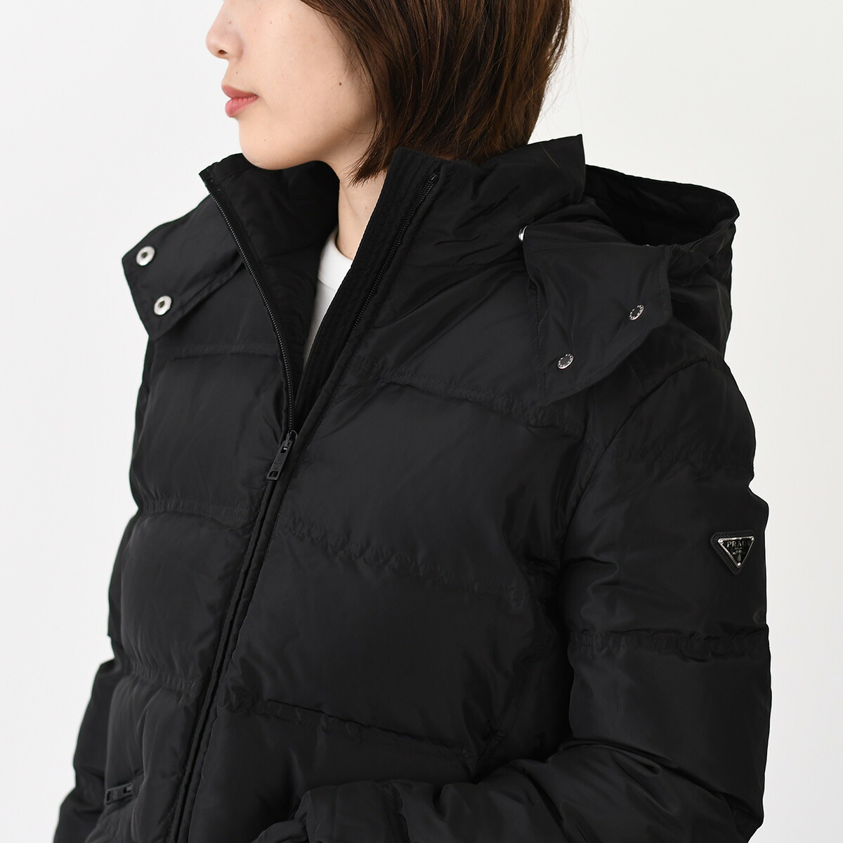 楽天市場】PRADA プラダ ジャケット アウター フード付き リナイロン