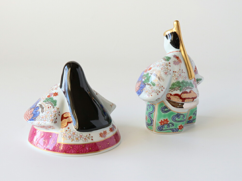 楽天市場】有田焼 賞美堂 春秋文 ひな人形 箱入り【 コンパクト 初節句