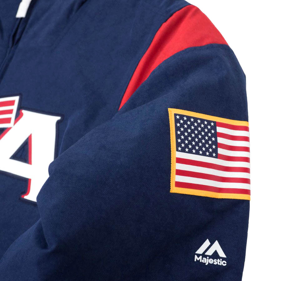 美品】MAJESTIC WBC 野球アメリカ代表オーセンティック スタジャン 美