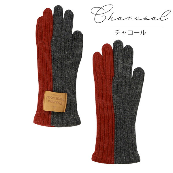 楽天市場】ヴィヴィアン レディース 手袋 バイカラー ニット手袋