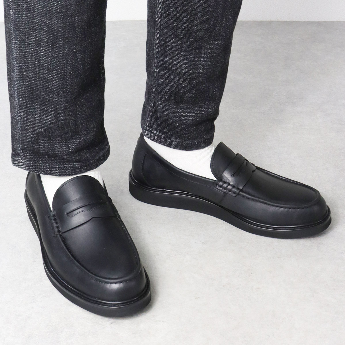 楽天市場】7%OFF 【ラスイチSALE】ローファー メンズ 本革 コイン 革靴