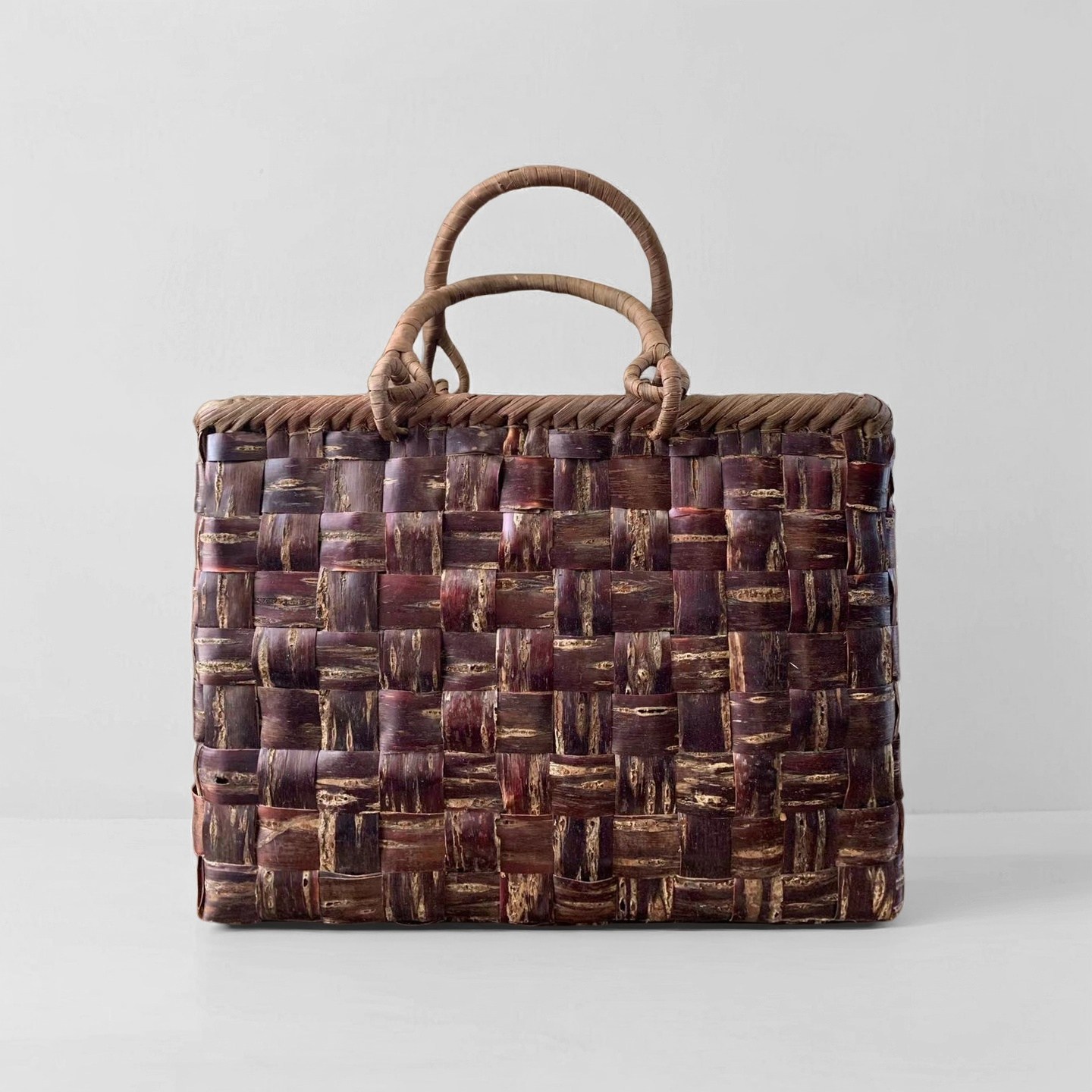 楽天市場】【楽天スーパーセール割引】桜皮かごバッグ、山葡萄かご