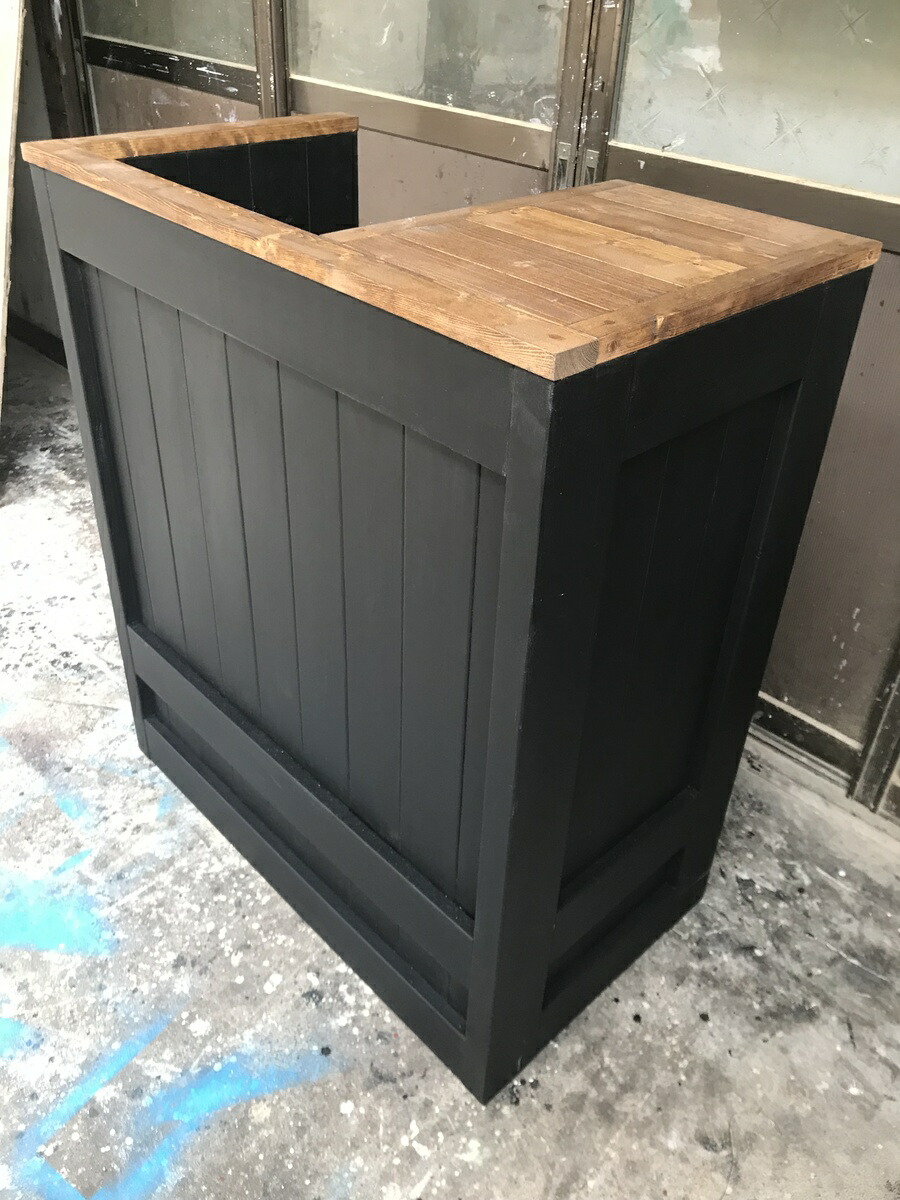 楽天市場】【受注制作】☆ブラック＆ダーク☆レジ凹みカウンター