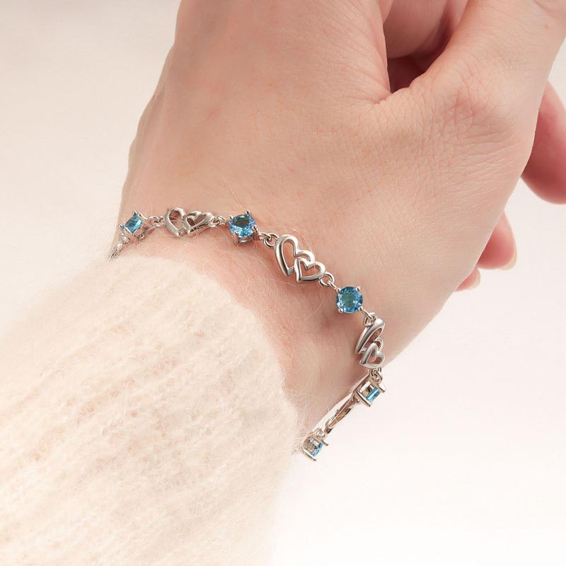 楽天市場】ブルージルコン ブレスレットの通販