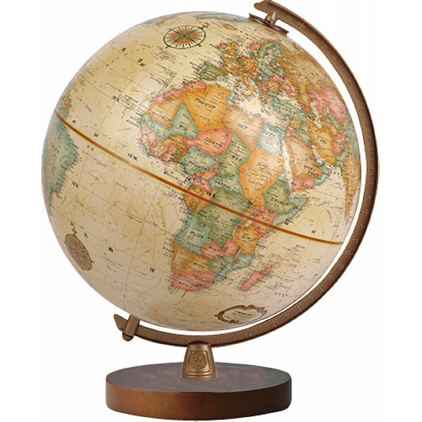 楽天市場】リプルーグル地球儀 チェスター型 日本語版 ブラウン 51573