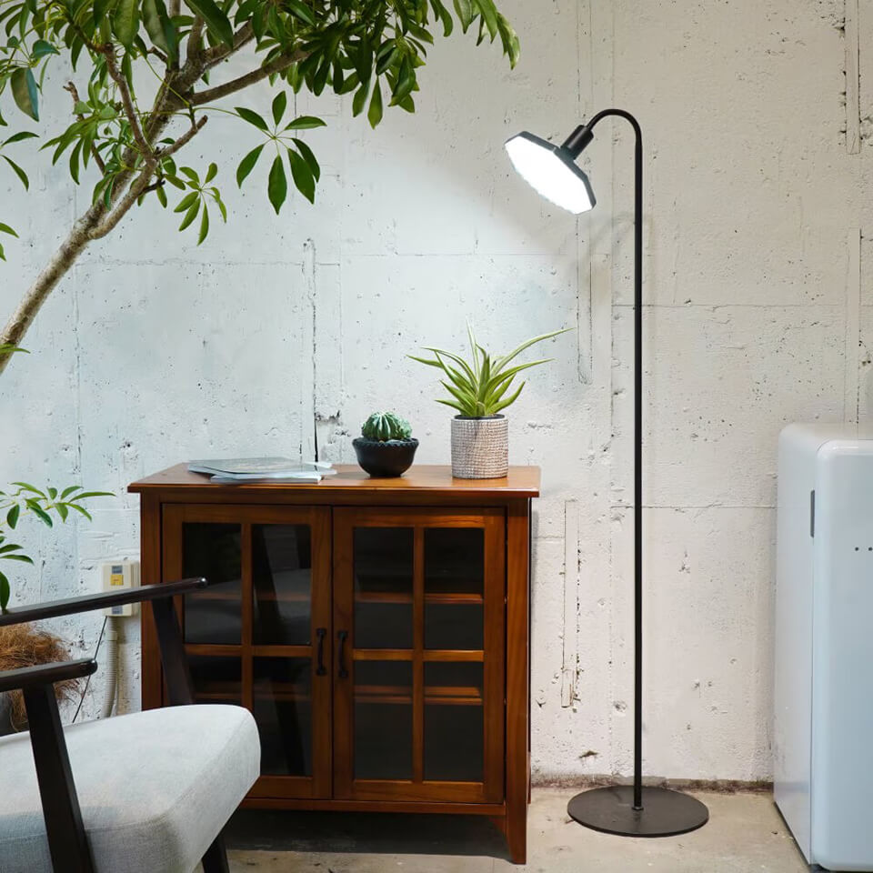 楽天市場】フレキシブルアーム ライトスタンド【口金E26】【ホワイト