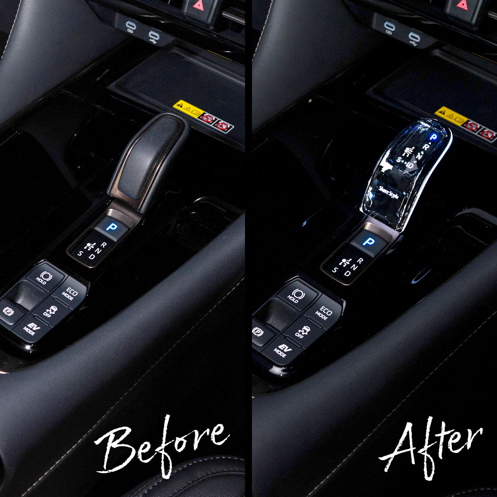 楽天市場】アルファード ヴェルファイア 40系 LED シフトノブ