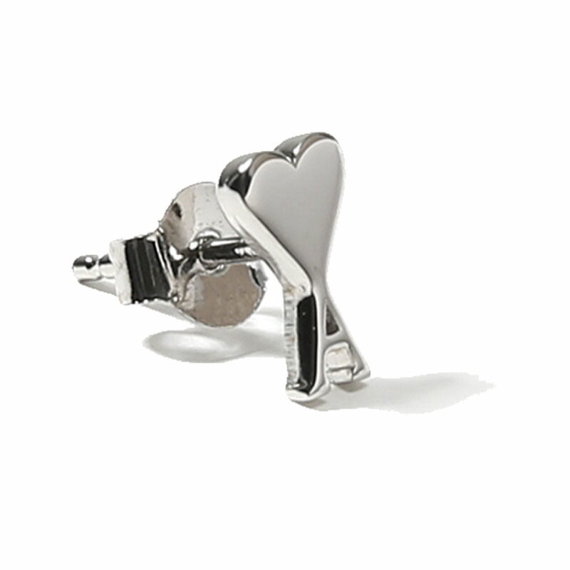 ハート A型 AMI PARIS☆シルバー シングルピアス