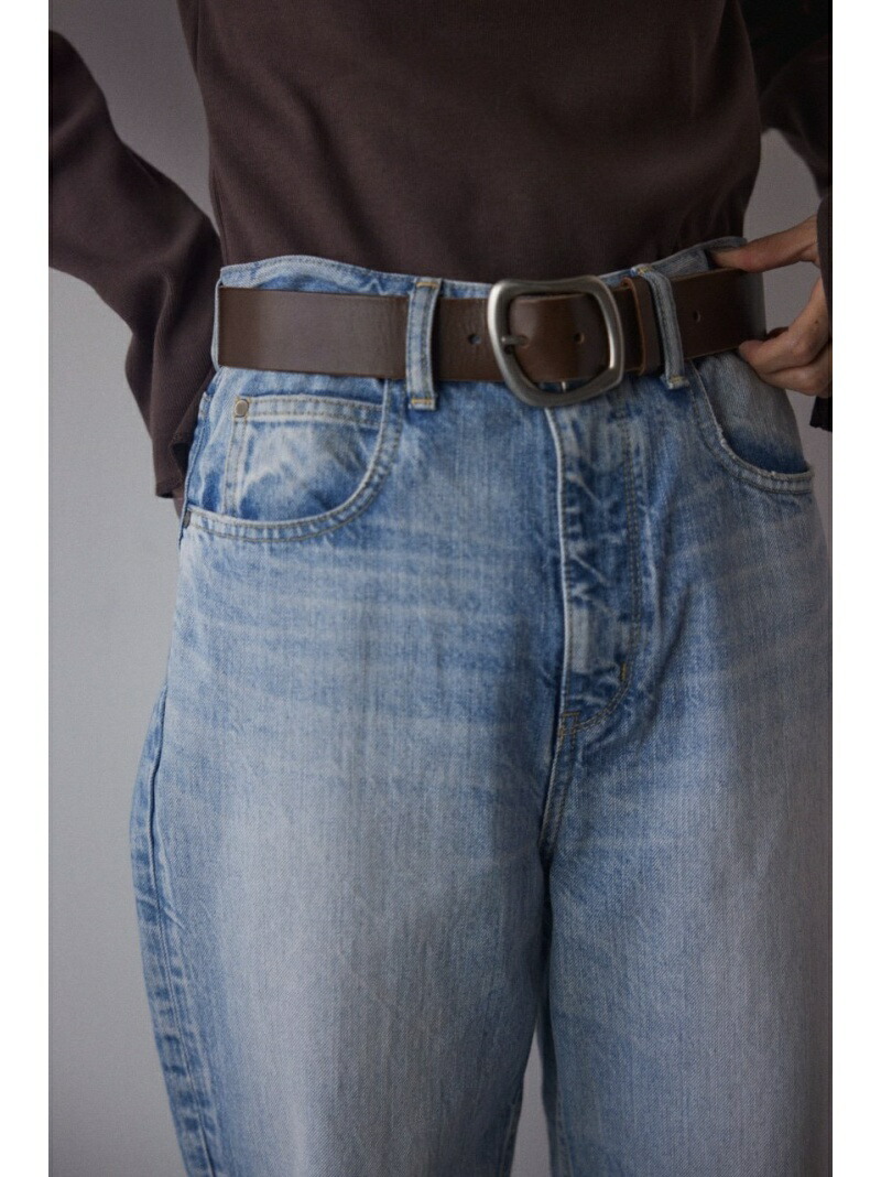 楽天市場】undulation buckle belt BLACK BY MOUSSY ブラックバイ