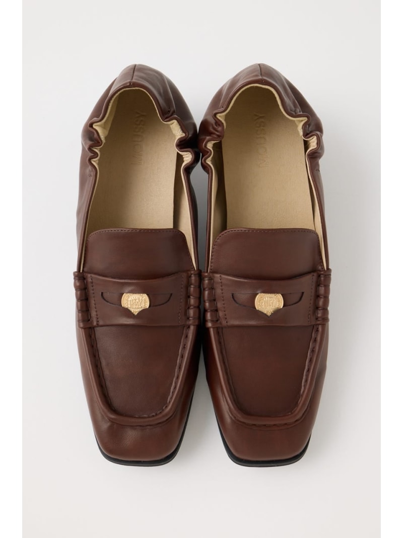 楽天市場】【otonaMUSE掲載】SQUARE TOE LOAFER ヒール MOUSSY