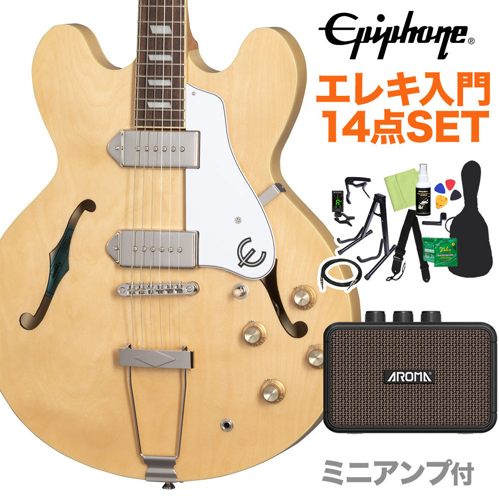 楽天市場】epiphone カジノ ナチュラルの通販