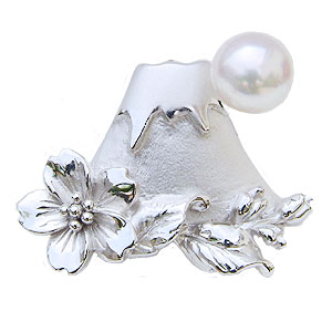 楽天市場】富士山 ブローチ ラペルピン 富士桜 ピンズ ピンバッチ ピン