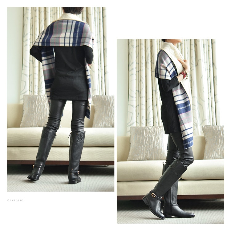 楽天市場】トリーバーチ ロングブーツ 本革 茶 ダーク ブラウン