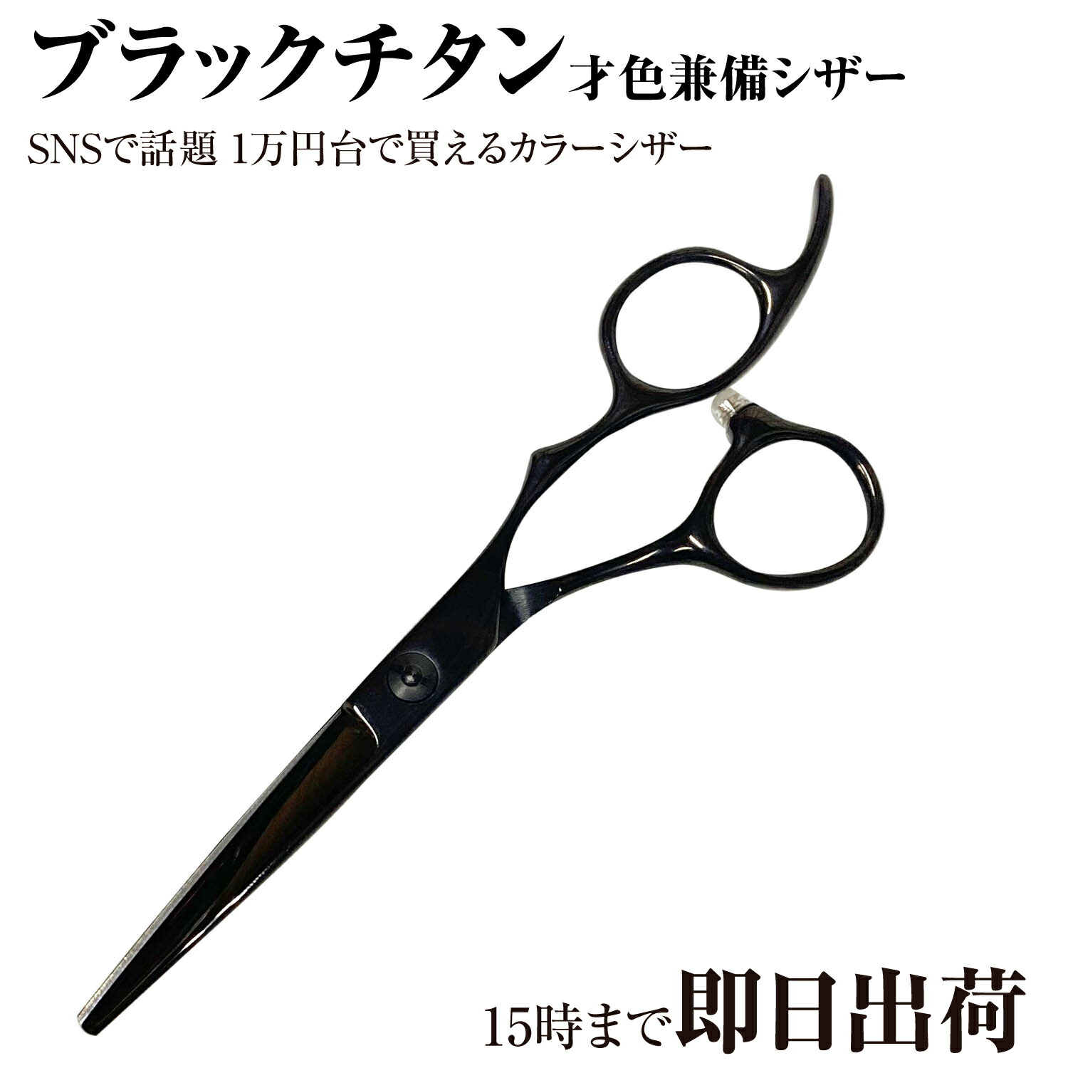 シザー　ブラックコーティング BLACK&BLACK DLC BLACK COATING | OKAWA pro-scissors 理美容ハサミの