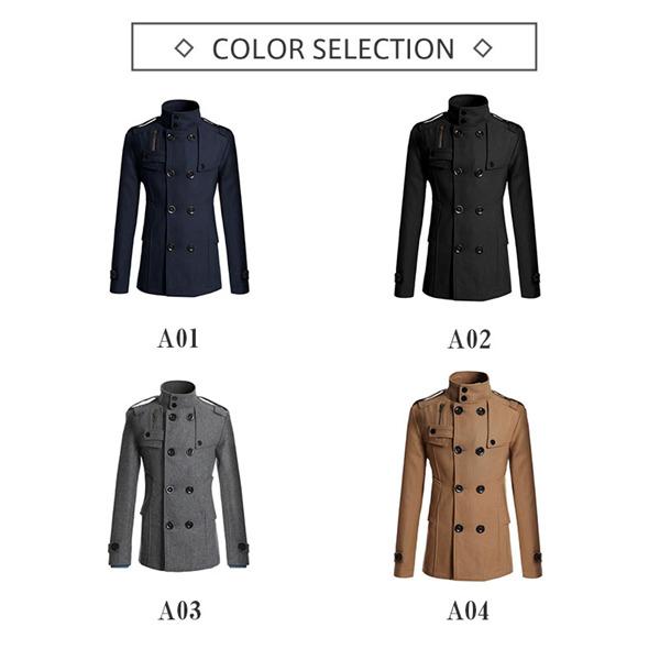 楽天市場】送料無料 チェスターコート メンズ ロング ダブルブレスト