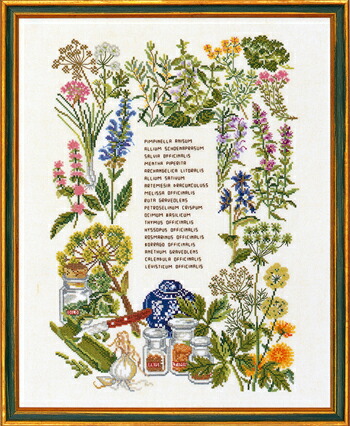 楽天市場】EVA ROSENSTAND クロスステッチ刺繍キット ハーブ