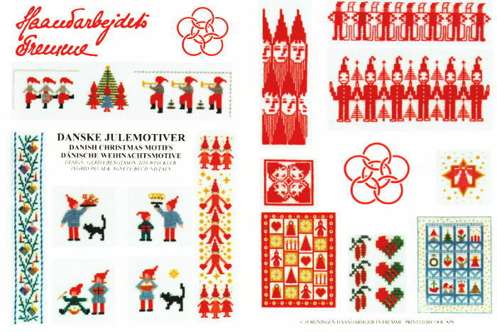 楽天市場】フレメ クロスステッチ刺繍図案 輸入 DANSKE JULEMOTIVER