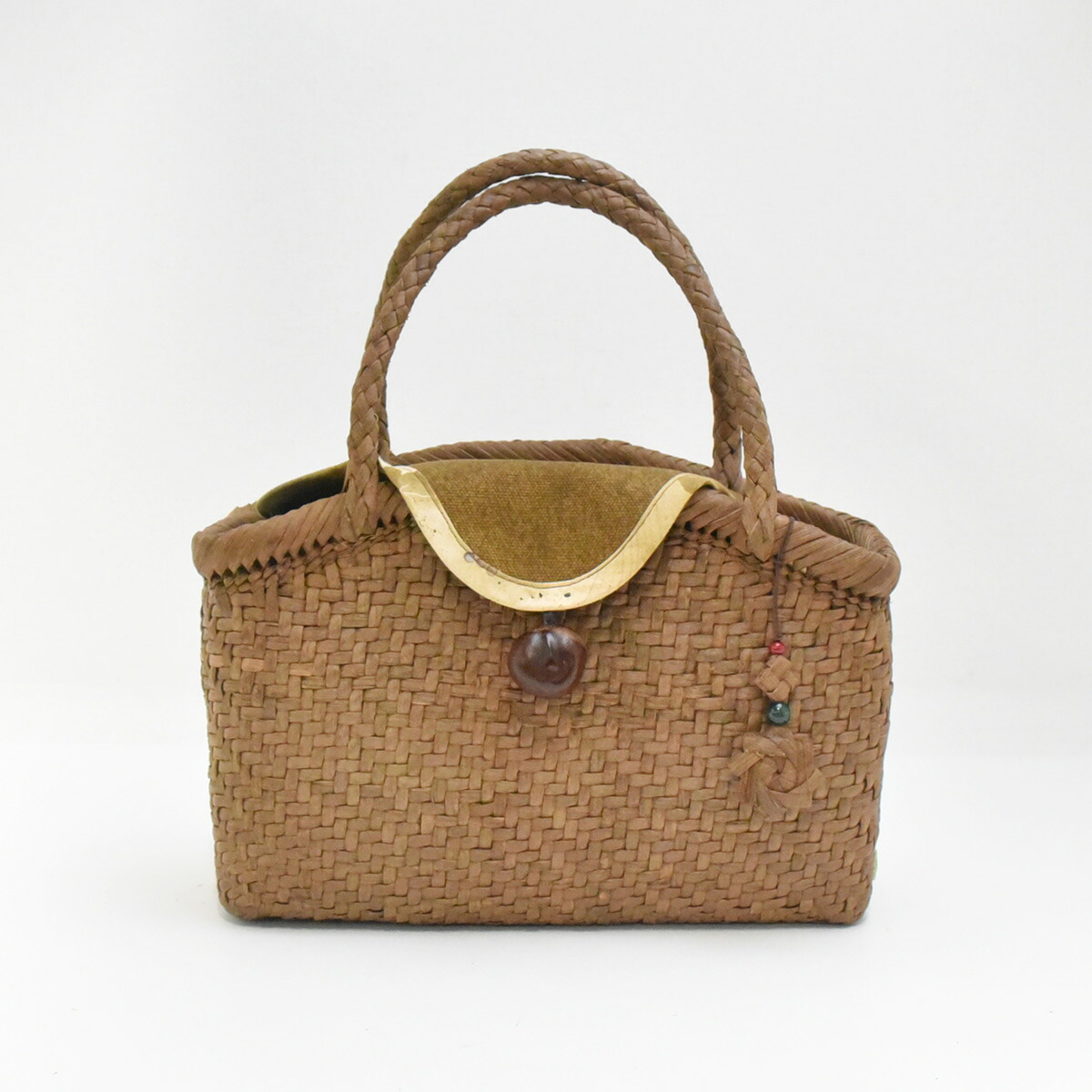 楽天市場】奥会津 山葡萄 かごバッグ 編み組細工 菅家藤一 山ぶどう籠