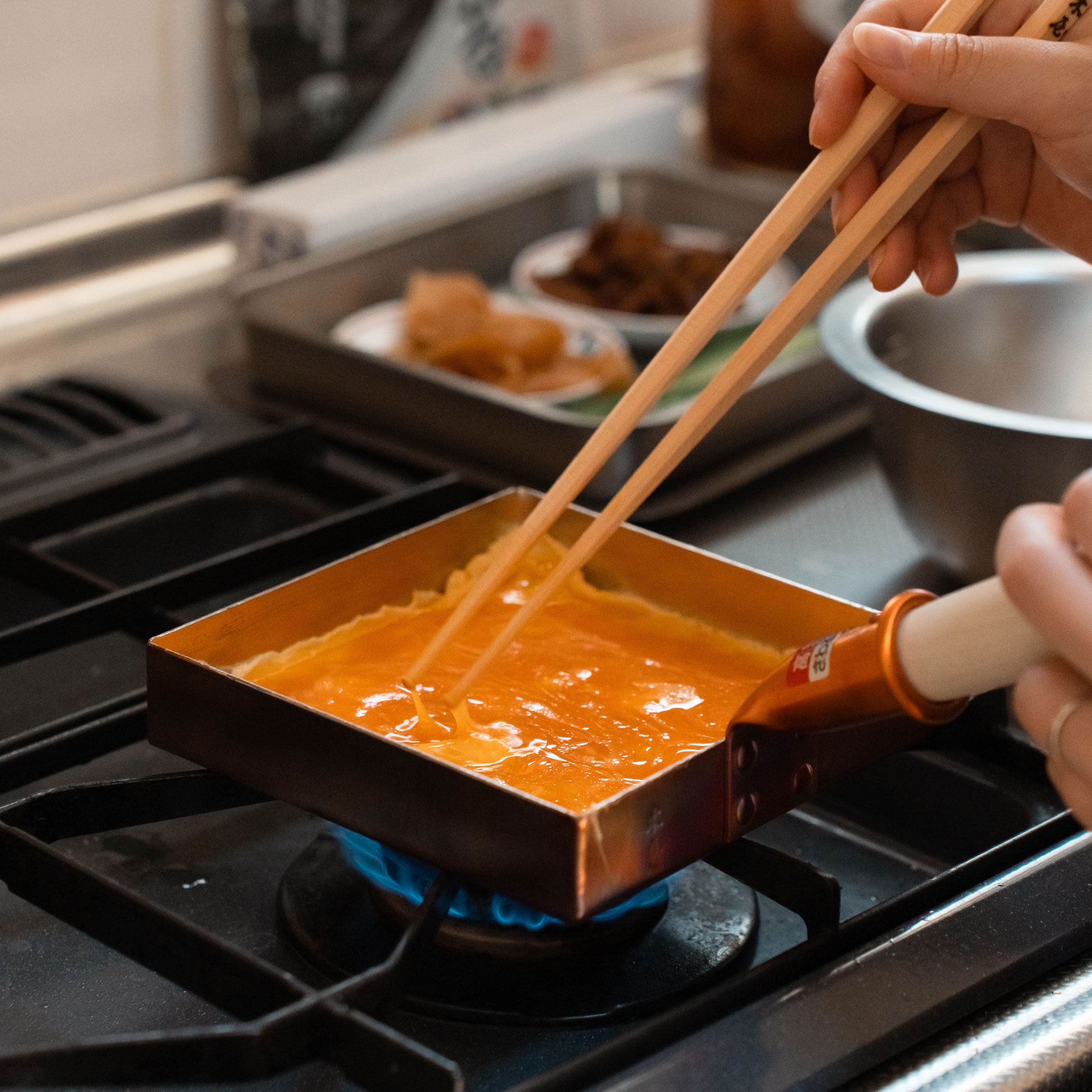 楽天市場】中村銅器製作所 銅製 玉子焼鍋 18角 18cm×18cmの通販