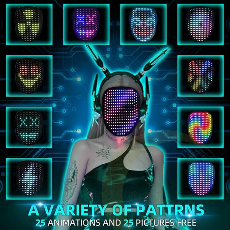 楽天市場】光るマスク LEDマスク 発光マスク ジェスチャーセンシング