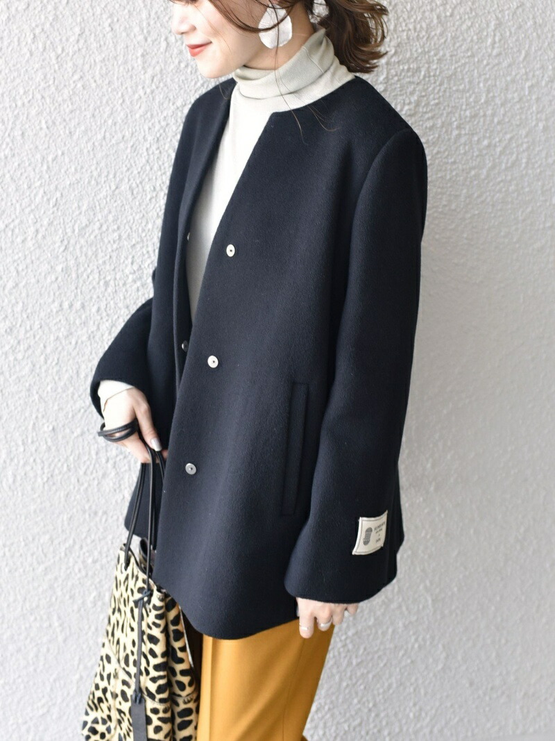 楽天市場】【SALE／30%OFF】SUPER140キーネックショートコート◇ SHIPS