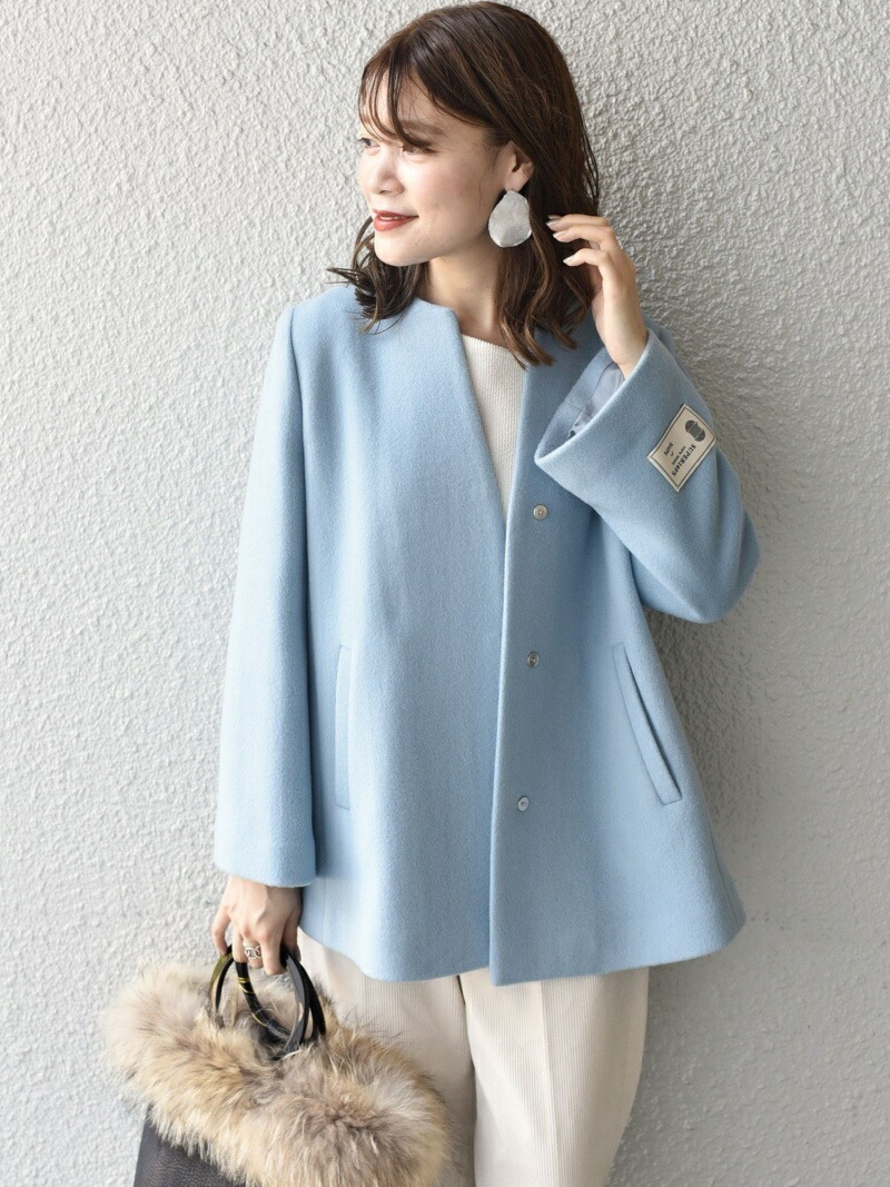 楽天市場】【SALE／30%OFF】SUPER140キーネックショートコート◇ SHIPS