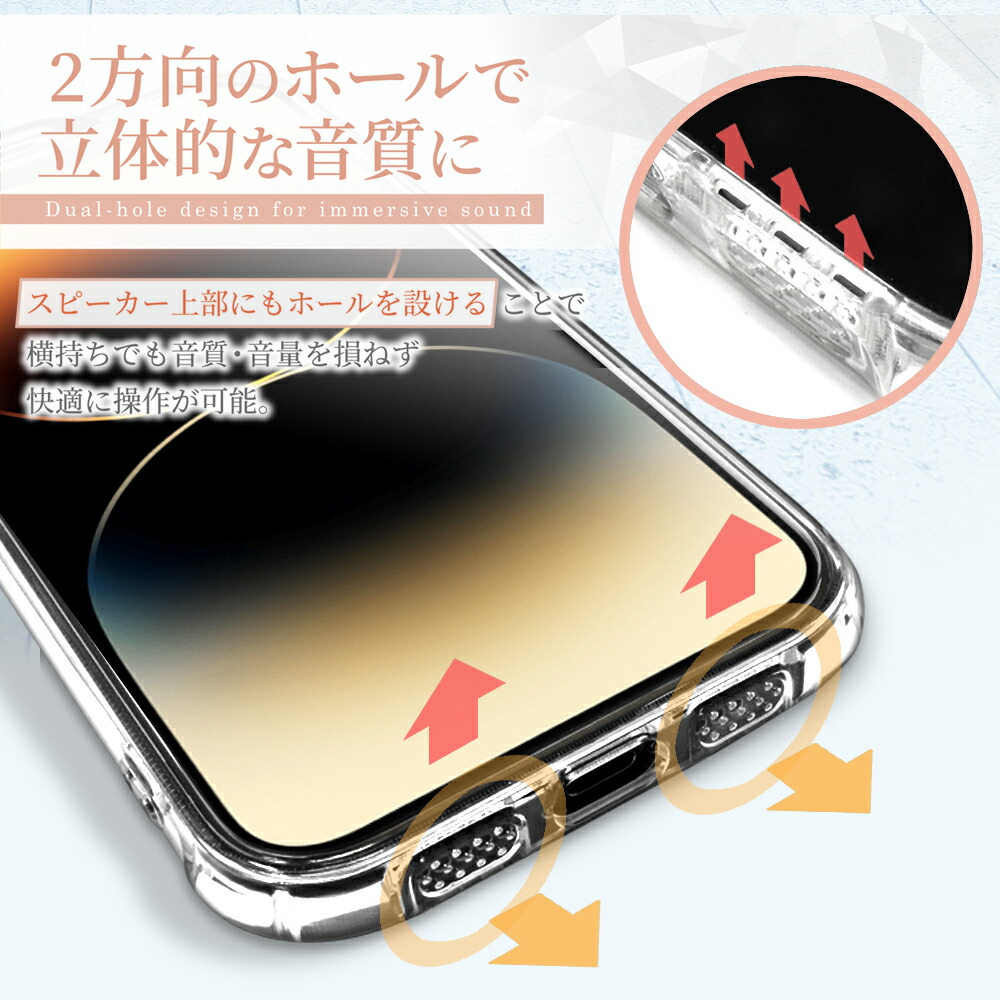 楽天市場】iPhone15 ケース 透明 クリア iPhone 15 クリアケース 耐