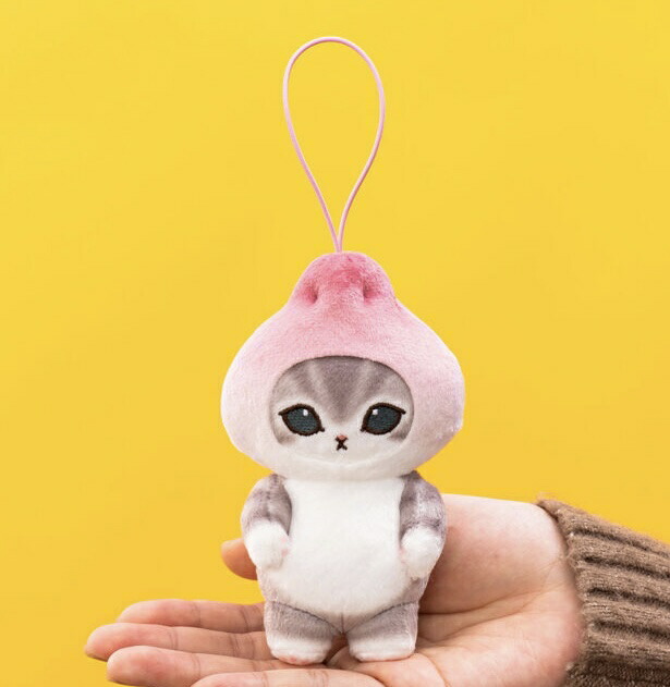 楽天市場】【桃まん】mofusand にゃんこ肉まんマスコット 約12センチ