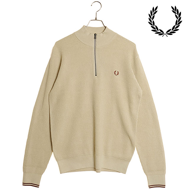 楽天市場】フレッドペリー FRED PERRY メンズ ワッフルステッチ ハーフ