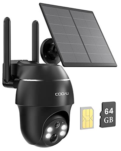 楽天市場】COOAU 4G LTE通信 防犯カメラ 屋外 ソーラー 64GBMicro SD
