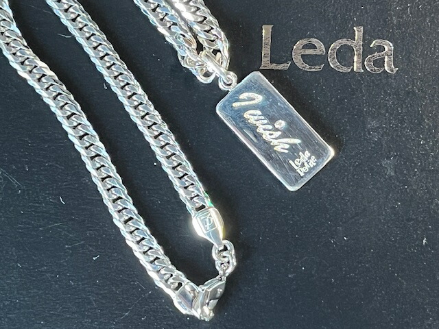 楽天市場】レダシルマ ペティート I wish プレートネックレス Leda