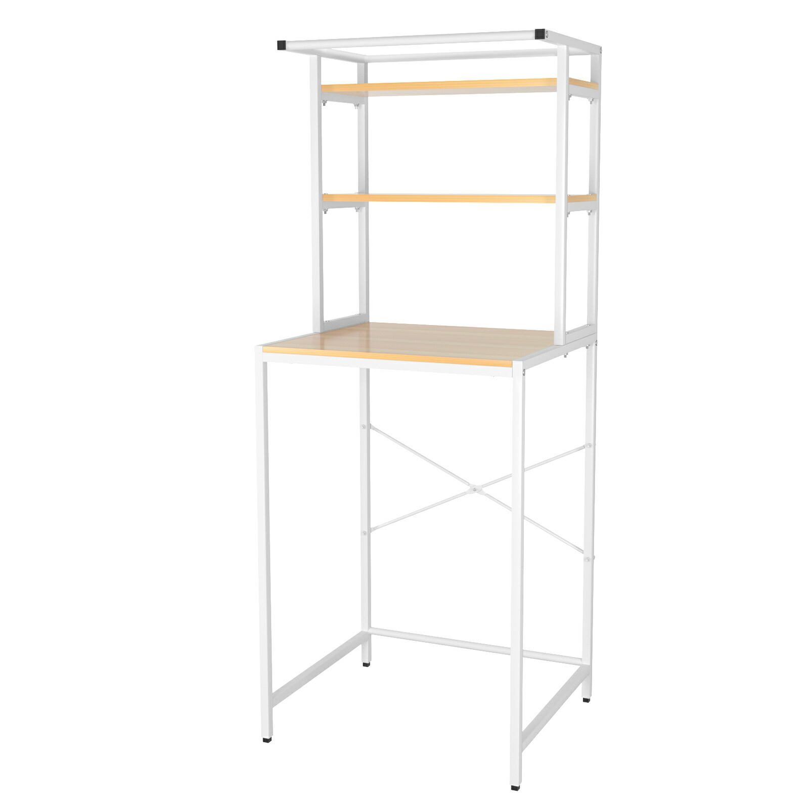 楽天市場】ランドリーラック 3段 幅69CM 大型 洗濯機 ラック 伸縮 洗濯