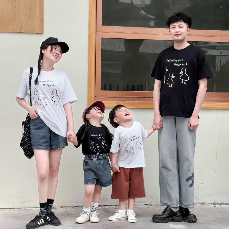 楽天市場】親子 ペアルック tシャツ 親子 ペアtシャツ 家族 お揃い t