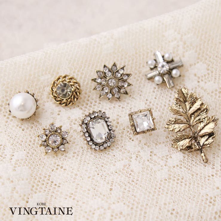 楽天市場】VINGTAINE アンティーク調モチーフタックピン ピンブローチ