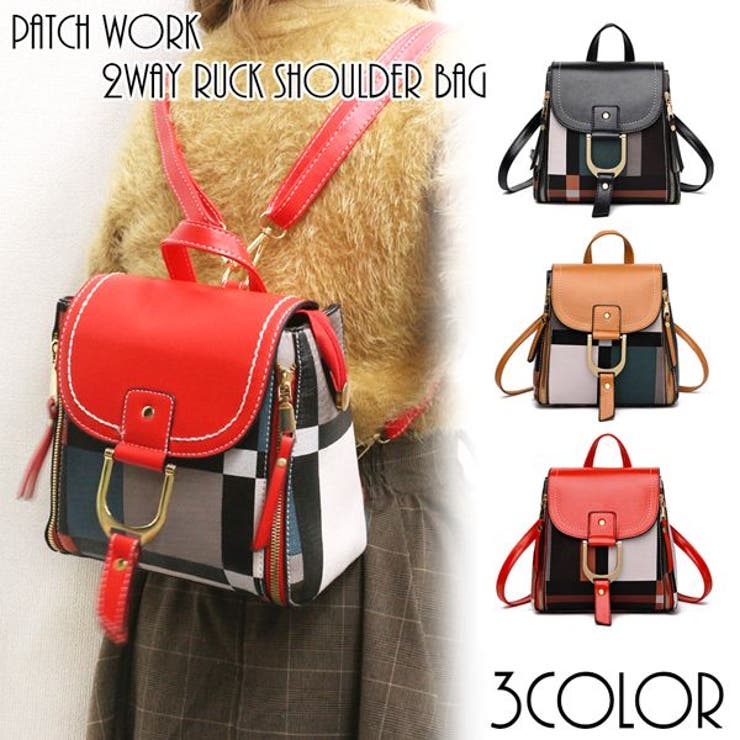 楽天市場】パッチワーク（バックパック・リュック｜レディースバッグ