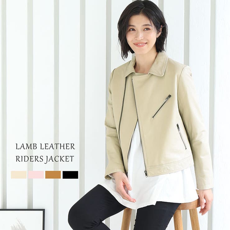 楽天市場】sankyo shokai ライダースジャケット レディース 本革 ラム