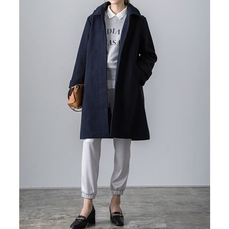 楽天市場】Pierrot フード付きステンカラーコート ☆ コート アウター