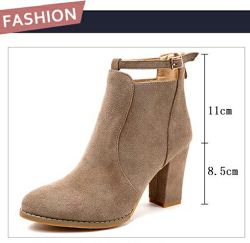楽天市場】ブーツ ショートブーツ スエード調 ブーティ レディース