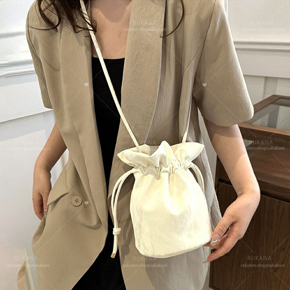 楽天市場】巾着バッグ レディース 韓国 ミニ ショルダーバッグ 大人