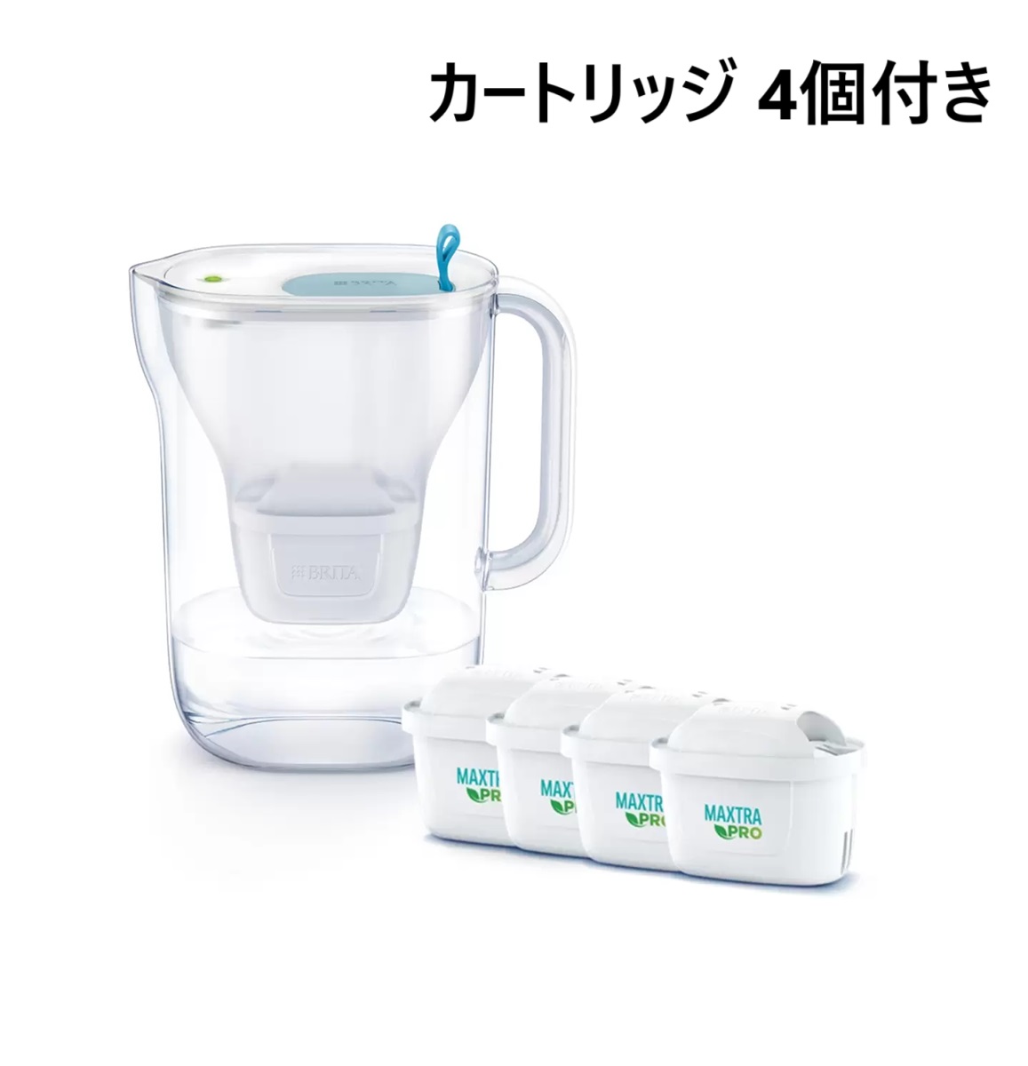 楽天市場】【カートリッジ4個付き】ブリタ スタイル ブルー ポット型