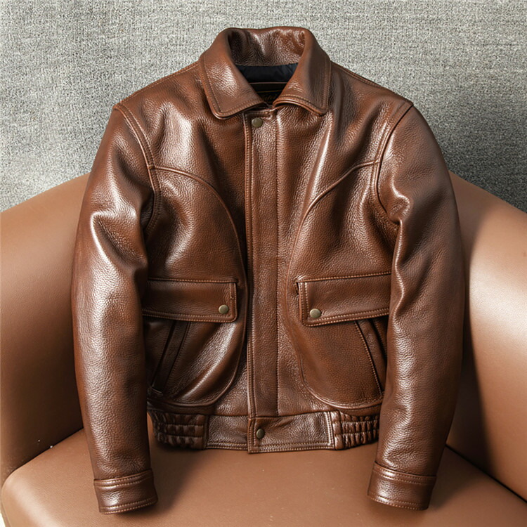 楽天市場】メンズ レザージャケット グリーン ブラウン ライダース