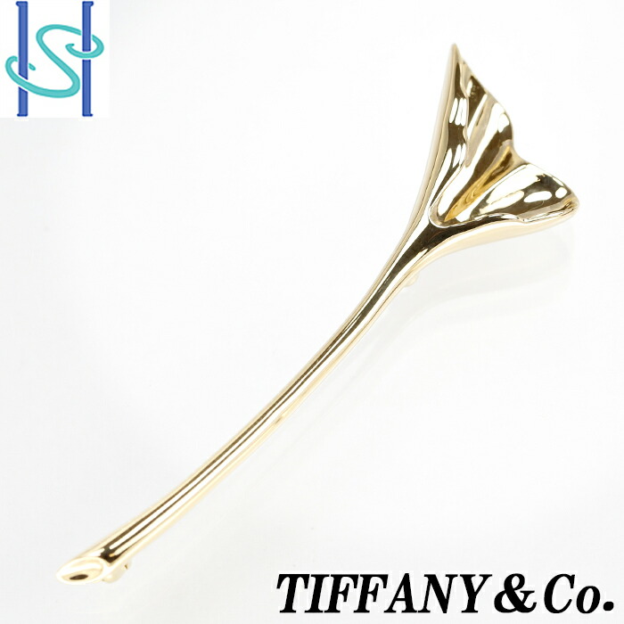 楽天市場】☆4/15 ティファニー ブローチ K18 イエローゴールド 葉