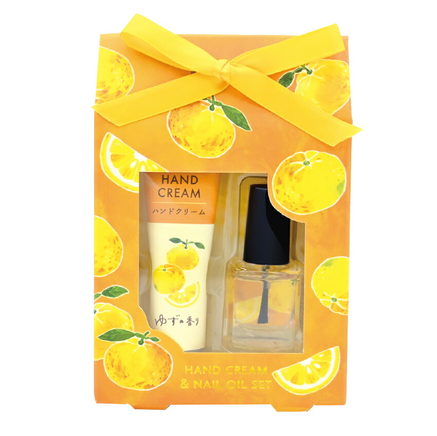 楽天市場】フルーツメドレー ハンドクリーム&ネイルオイルセット ゆず