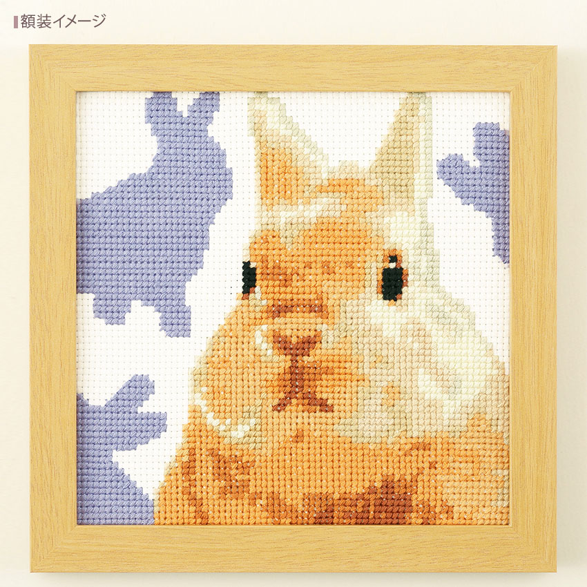 楽天市場】オリムパス クロスステッチキット かわいいアニマル ウサギ