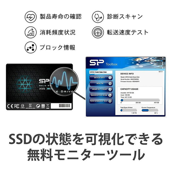 楽天市場】シリコンパワー SSD 1TB 3D NAND採用 SATA3 6Gbps 2.5インチ