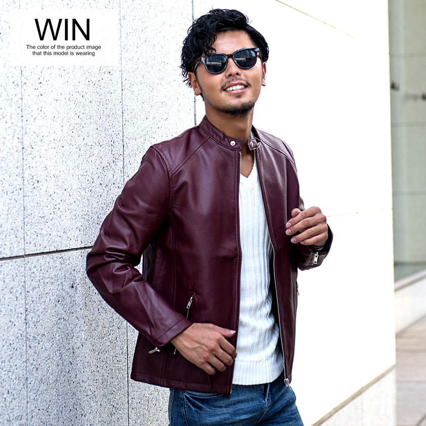 楽天市場】【送料無料】ライダースジャケット メンズ シングル メンズ