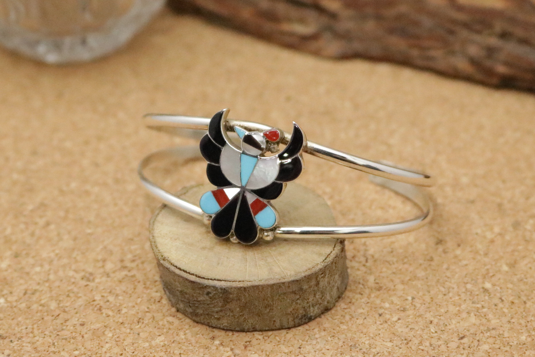 インディアンジュエリー シルバー ヘッド インレイ 楽天市場