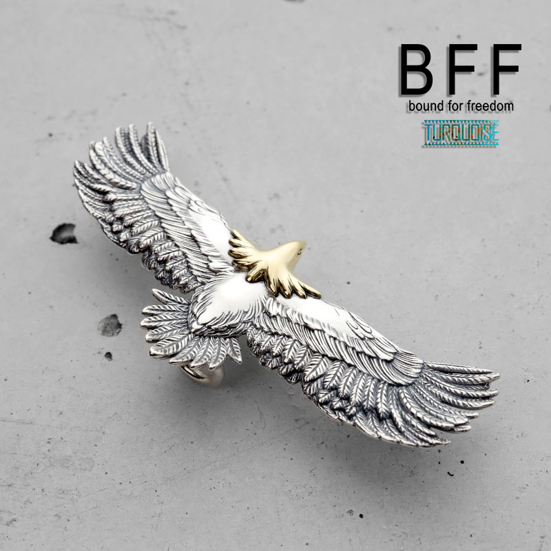 楽天市場】BFF ブランド イーグル ペンダントトップ スモール 66mm